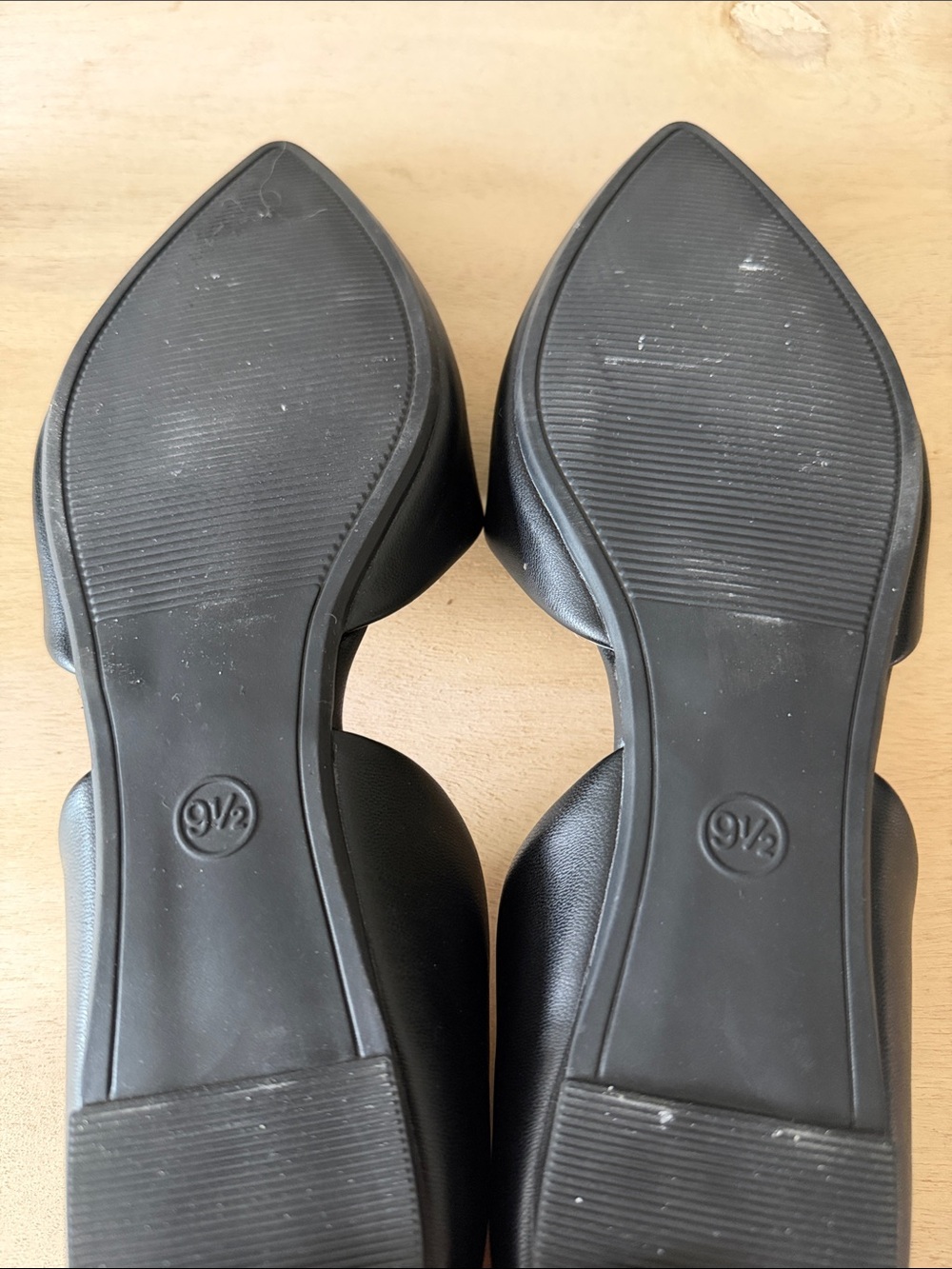 a new day Black Pointed D'Orsay Flats - Picture 3 of 3